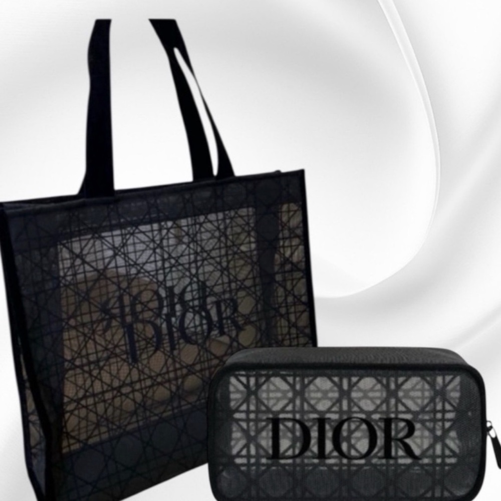 Dior Mesh Tote & Pouch Set - Picture 2 of 8